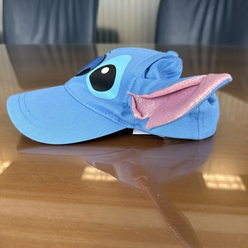 Disney Lilo and Stitch Hat Blue Baseball Cap Strap Back Adjustable Youth